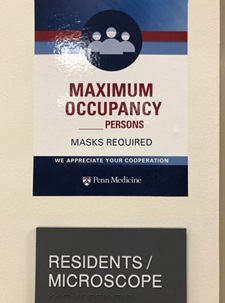 COVID occupancy sign